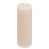 BOUGIE RONDE DEMI TAUPE D.5X14CM