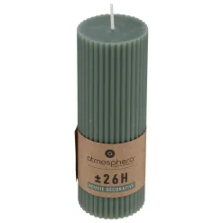 BOUGIE RONDE DEMI VERT 5X14CM