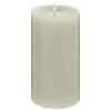 BOUGIE RONDE HUGO GRIS FONCE D.7X13CM