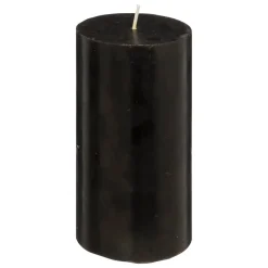 BOUGIE RONDE HUGO NOIR D.7X13CM