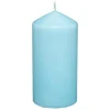 BOUGIE RONDE HUGO TURQUOISE 7X13CM