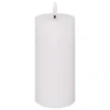 BOUGIE RONDE LED MOLIA BLANC 7X18CM