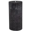 BOUGIE RONDE OLIA NOIR D.6.8X14CM