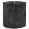 BOUGIE RONDE OLIA NOIR D.10X10CM