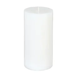BOUGIE RONDE RUSTIC BLANC 7X14XM