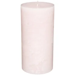 BOUGIE RONDE RUSTIC ROSE 6.8X14CM