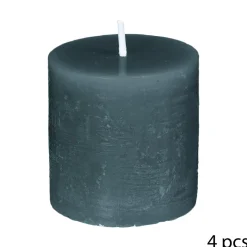 BOUGIE VOTIVE OLIA BLEU CANARD D.4.5CM X4 PIECES