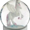 BOULE A NEIGE LICORNE D.10CM