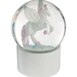 BOULE A NEIGE LICORNE D.10CM