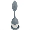 BOULE A THE ACIER INOXYDABLE FEUILLE SILICONE