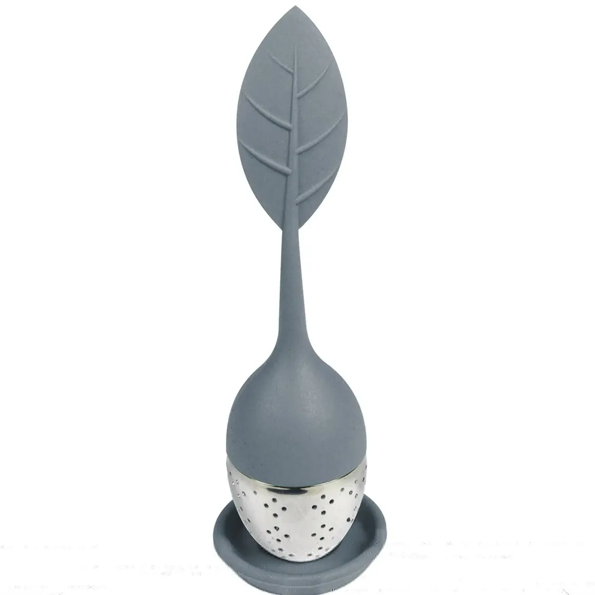 BOULE A THE ACIER INOXYDABLE FEUILLE SILICONE