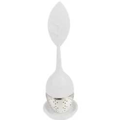 BOULE A THE ACIER INOXYDABLE FEUILLE SILICONE