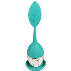 BOULE A THE ACIER INOXYDABLE FEUILLE SILICONE