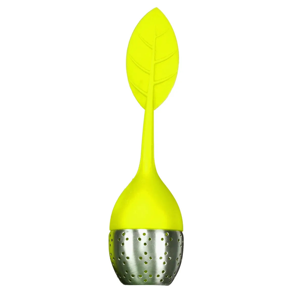 BOULE A THE ACIER INOXYDABLE FEUILLE SILICONE