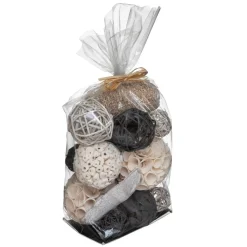 BOULE DECO GRIS