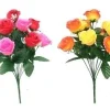 BOUQUET DE BOUTONS DE ROSE ET GYPSO H.40CM