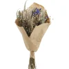 BOUQUET FLEURS SECHEES PAPIER KRAFT H.40CM