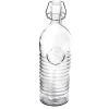 BOUTEILLE 1.1L VERRE TRANSPARENT STRIEE