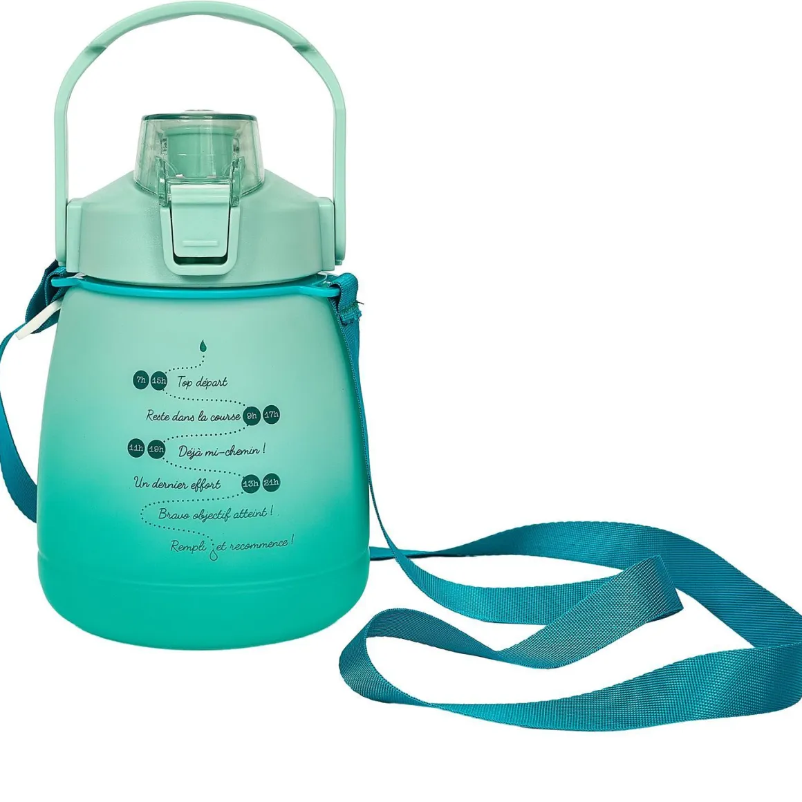BOUTEILLE MOTIVATION COMPACTE 1.2L AVEC SANGLE