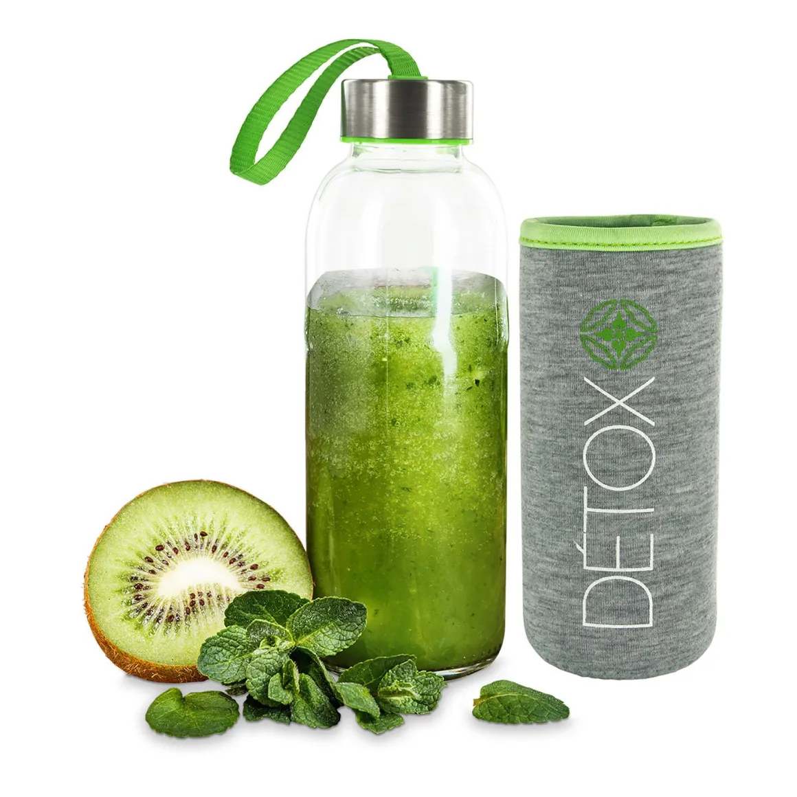 BOUTEILLE VERRE 350ML ET POCHON NEOPRENE