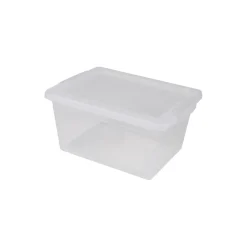 BOX CLIP STORE 2L PLASTIQUE D.20X16X10CM TRANSPARENT