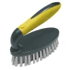 BROSSE A LAVER BICOLORE POIGNEE ANTI GLISSE GRIS CURRY