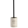BROSSE DOLOMITE TIGE INOX IMPRIME NEO RETRO BLANC