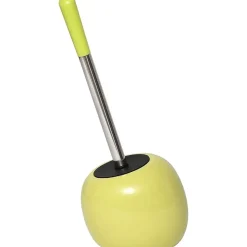 BROSSE WC GRES FORME GALET VERT ANIS