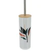 BROSSE WC IMPRIMEE COUVERCLE BAMBOU BUCOLIQUE