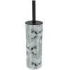BROSSE WC IMPRIMEE COUVERCLE ECRIN VERT