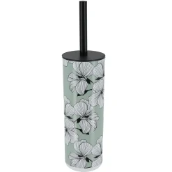 BROSSE WC IMPRIMEE COUVERCLE ECRIN VERT