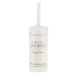 BROSSE WC IMPRIMEE NEO RETRO BLANC