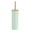 BROSSE WC METAL COUVERCLE BAMBOU VERT EUCALYPTUS