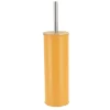 BROSSE WC METAL COUVERCLE BAMBOU MOUTARDE