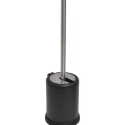 BROSSE WC METAL COUVERCLE RABATTABLE NOIR MAT