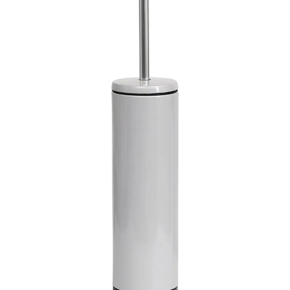 BROSSE WC METAL GRIS