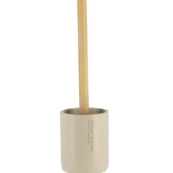 BROSSE WC POLYRESINE BEIGE BAMBOU