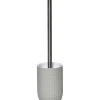 BROSSE WC POLYRESINE MOTIF CARRE VERT SAUGE