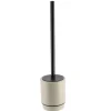 BROSSE WC POLYRESINE RONDE FICELLE NOIR