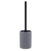BROSSE WC POLYRESINE STRIEE GRIS
