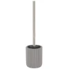 BROSSE WC POLYRESINE STRIEE GRIS