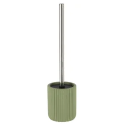 BROSSE WC POLYRESINE STRIEE KAKI