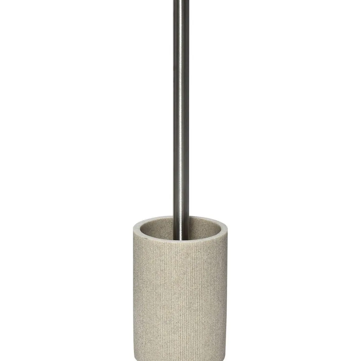 BROSSE WC POLYRESINE STRIEE NATUREL