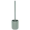 BROSSE WC POLYRESINE STRIEE VERT EUCALYPTUS
