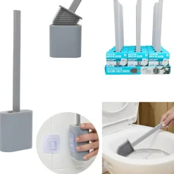 BROSSE WC SILICONE SLIM AVEC CROCHET