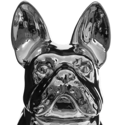 BULLDOG ARGENT H.22CM