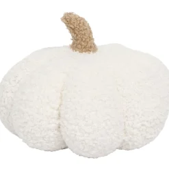 BUTEE DE PORTE FORME CITROUILLE BLANC