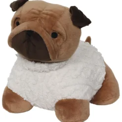 BUTEE PORTE FORME BOULEDOGUE MARRON