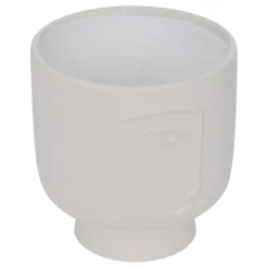 CACHE POT CERAMIQUE VISAGE PAM H.17CM