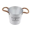 CACHE POT METAL CHARME 16X12X14CM